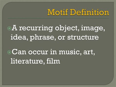 Motif Definition Music: An Exploration of its Essence and Context