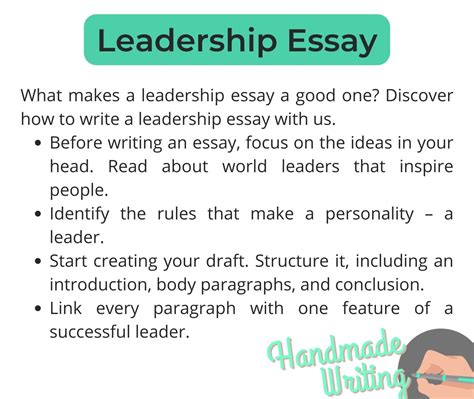 what does leadership mean to you essay